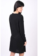 Rochie Vila Vishinni Glitter Black/Black Lurex